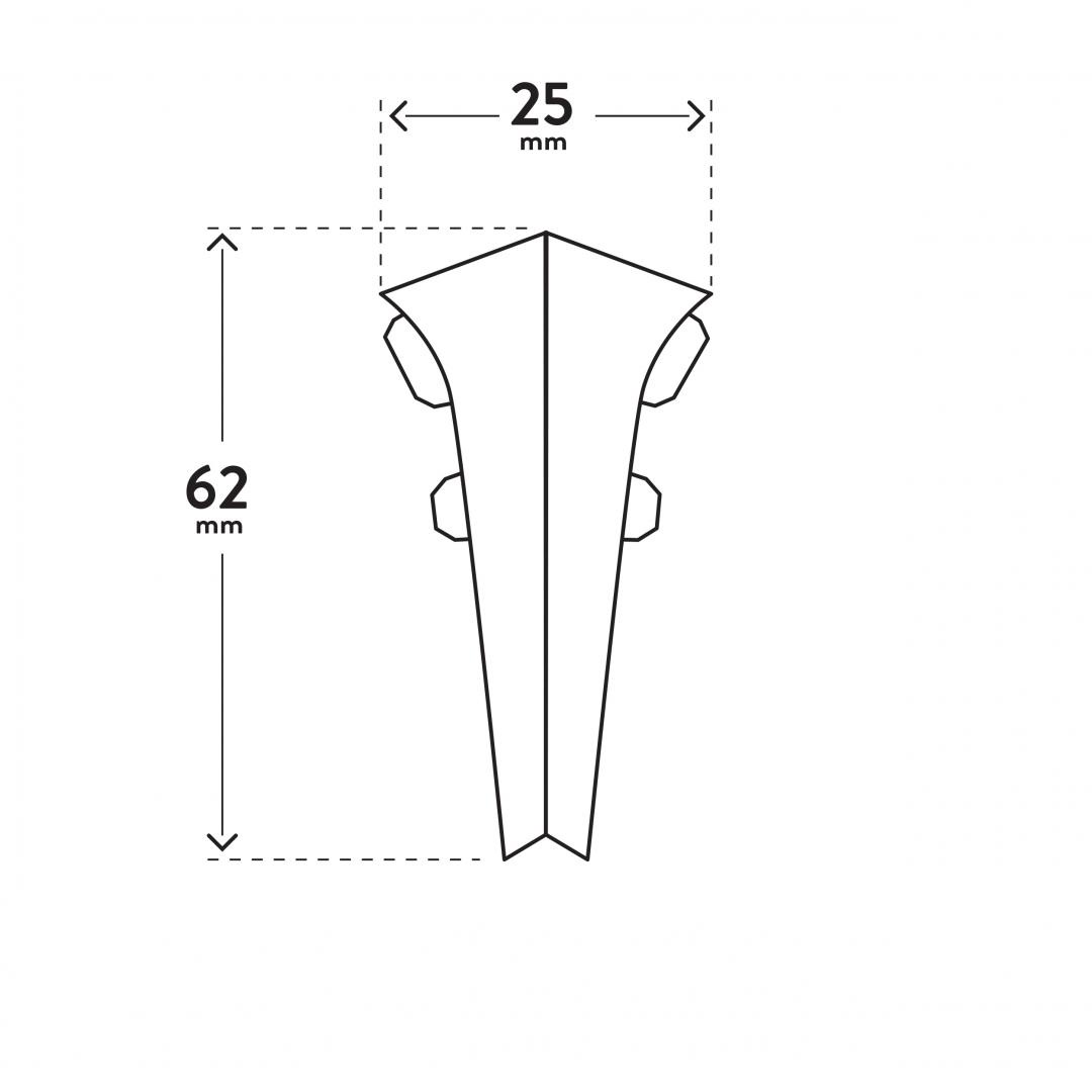 Arbiton LM60 98 Mountain Oak – belső sarokelem