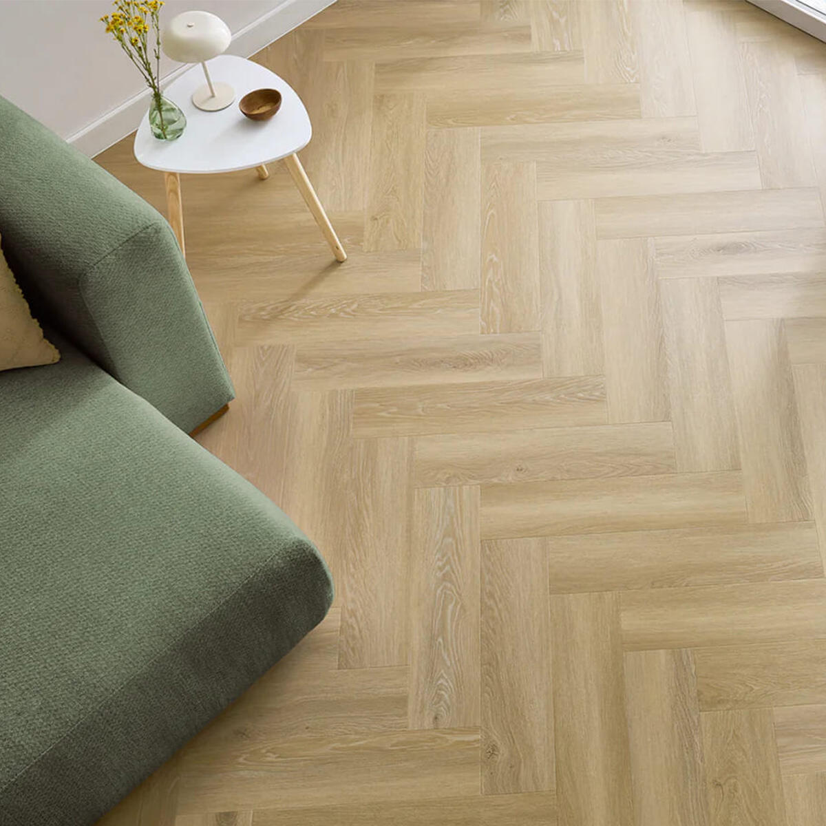 Arbiton Amaron Herringbone EIR Acoustic Johannes Oak – halszálka mintás klikkes SPC padló