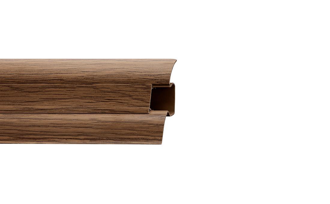 Arbiton LM55 26 Dark Oak – kábelcsatornás szegőléc