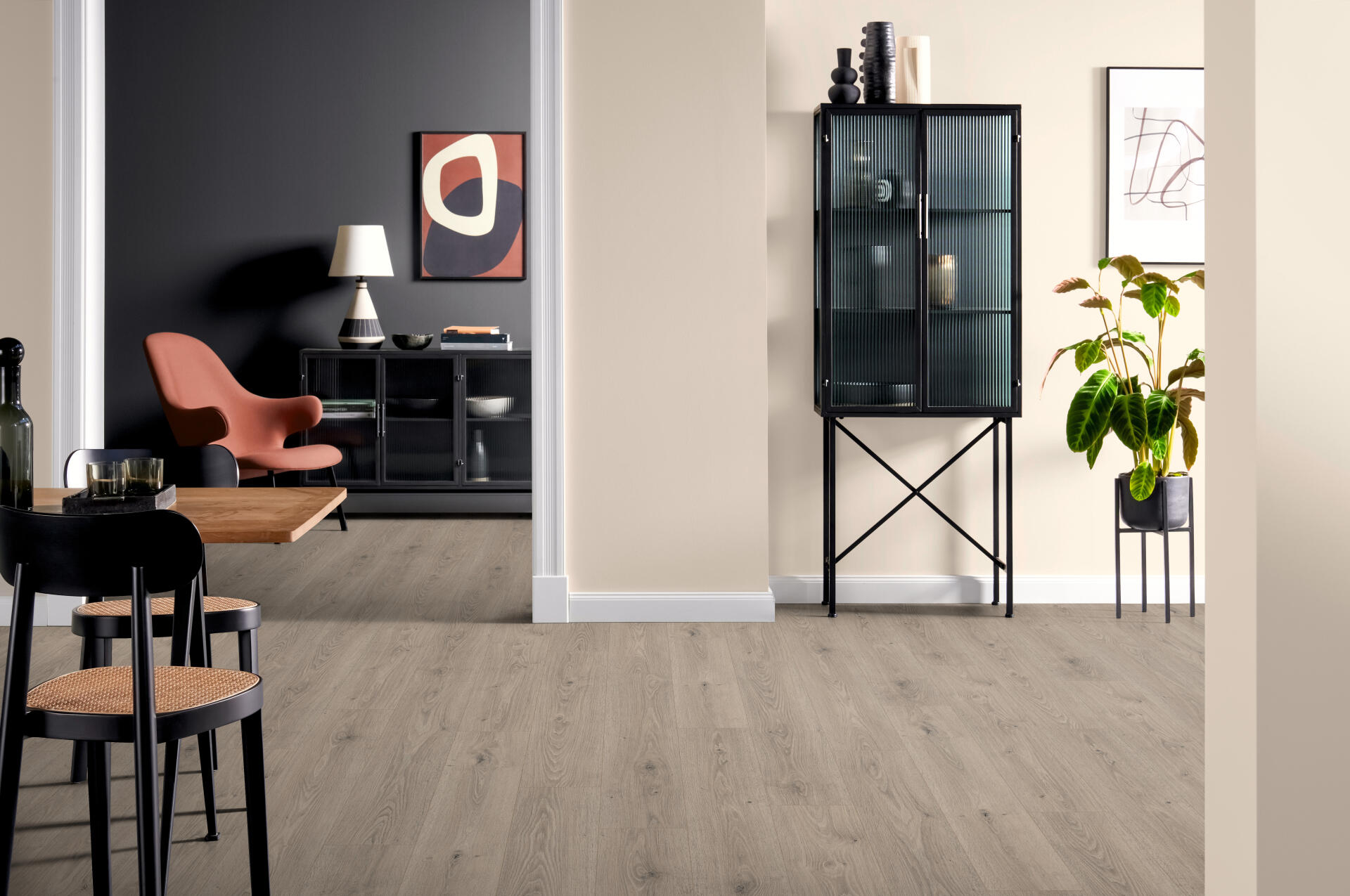 Egger Pro Classic 8/32 Aqua+ Grey Treviso Oak – laminált padló