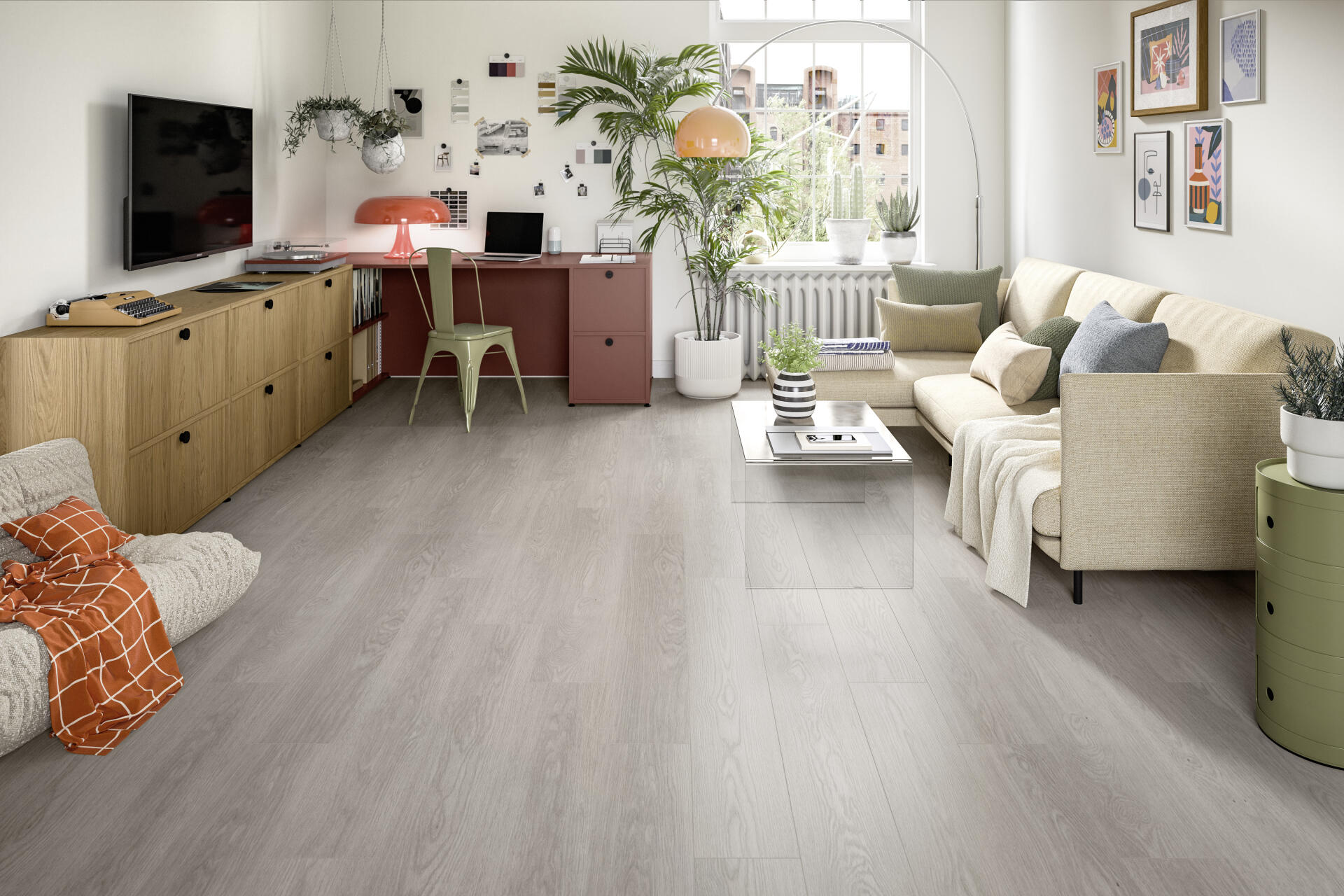 Egger Pro Classic 8/33 Aqua+ Grey Baronia Oak – laminált padló
