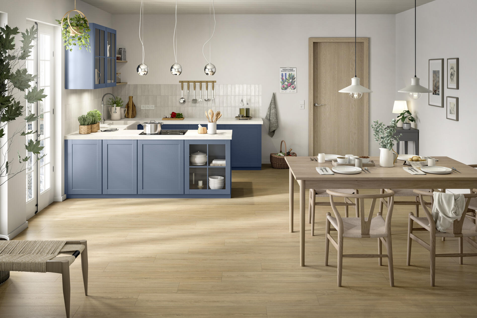 Egger Pro Classic 8/32 Aqua+ Natural Casella Oak – laminált padló