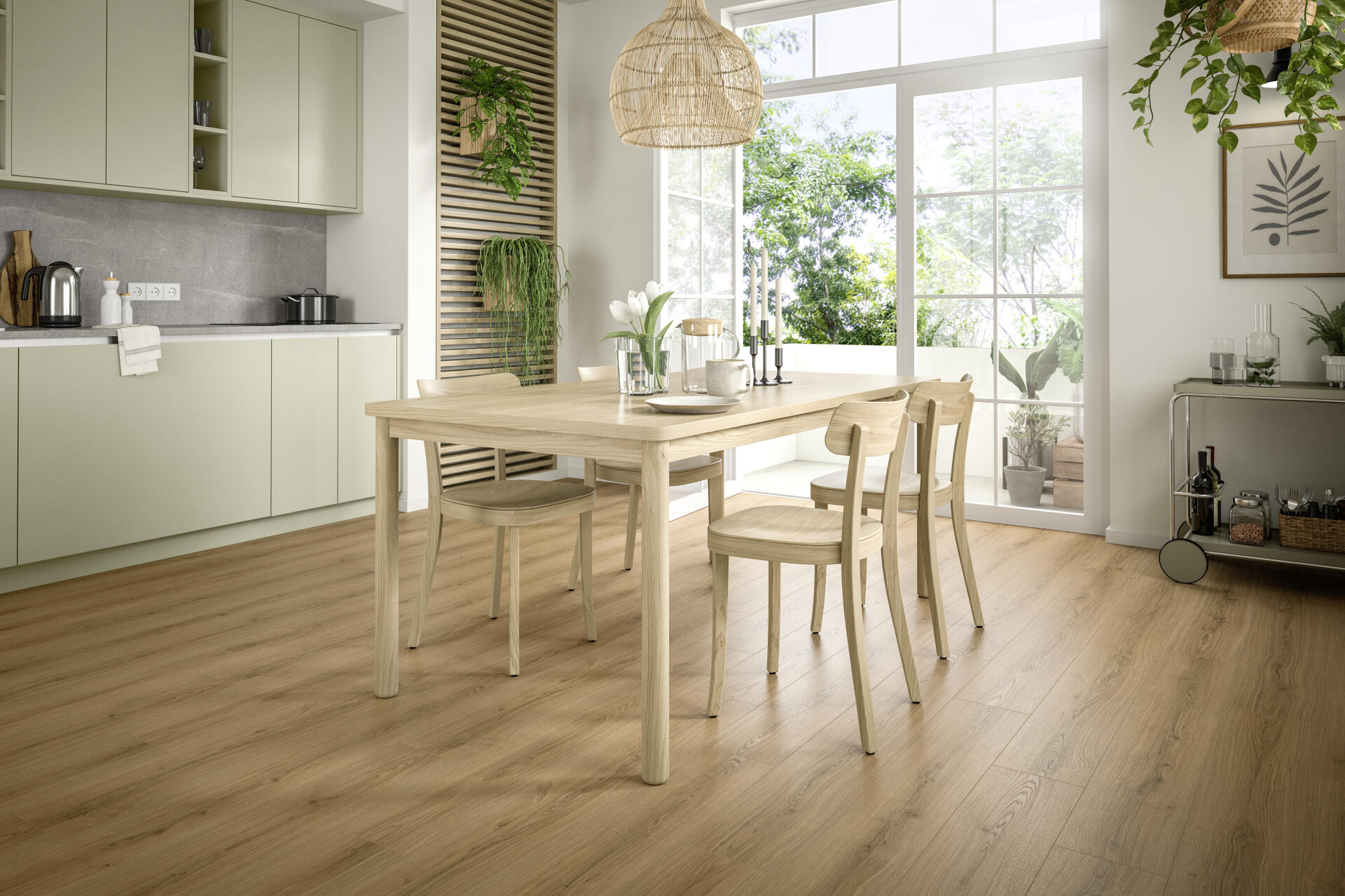 Egger Pro Classic 8/33 Aqua+ Honey Padua Oak – laminált padló