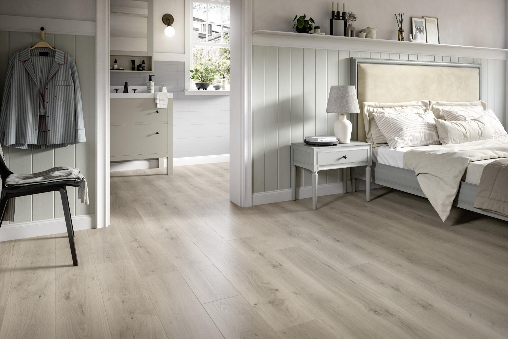 Egger Classic 8/32 Aqua Light Grey Pinot Oak – laminált padló