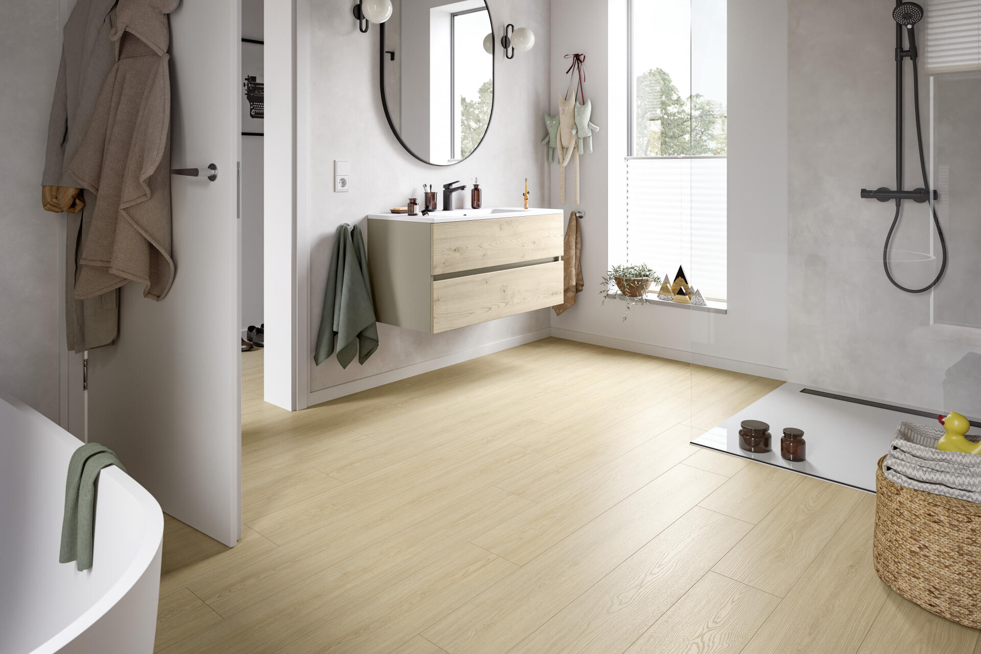 Egger Pro Classic 8/32 Aqua Light Natural Casella Oak – laminált padló