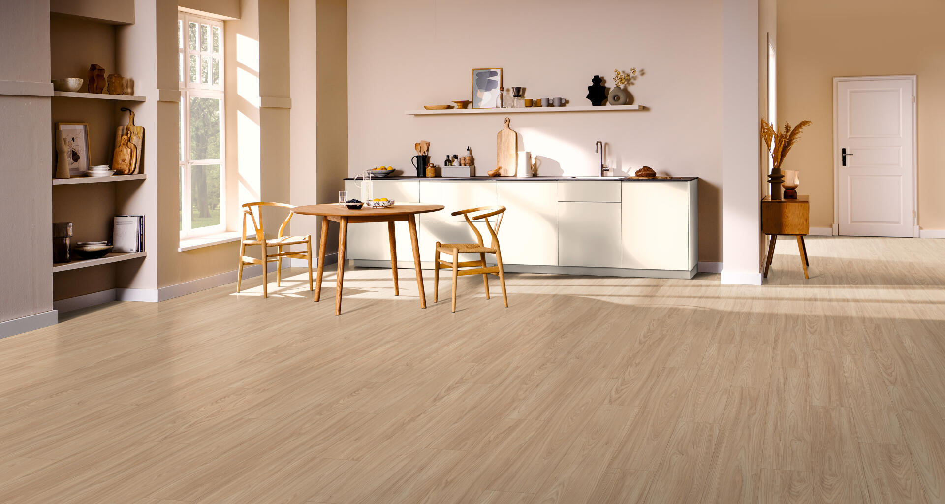 Egger Classic 8/33 Aqua Natural Sheffield Acacia – laminált padló