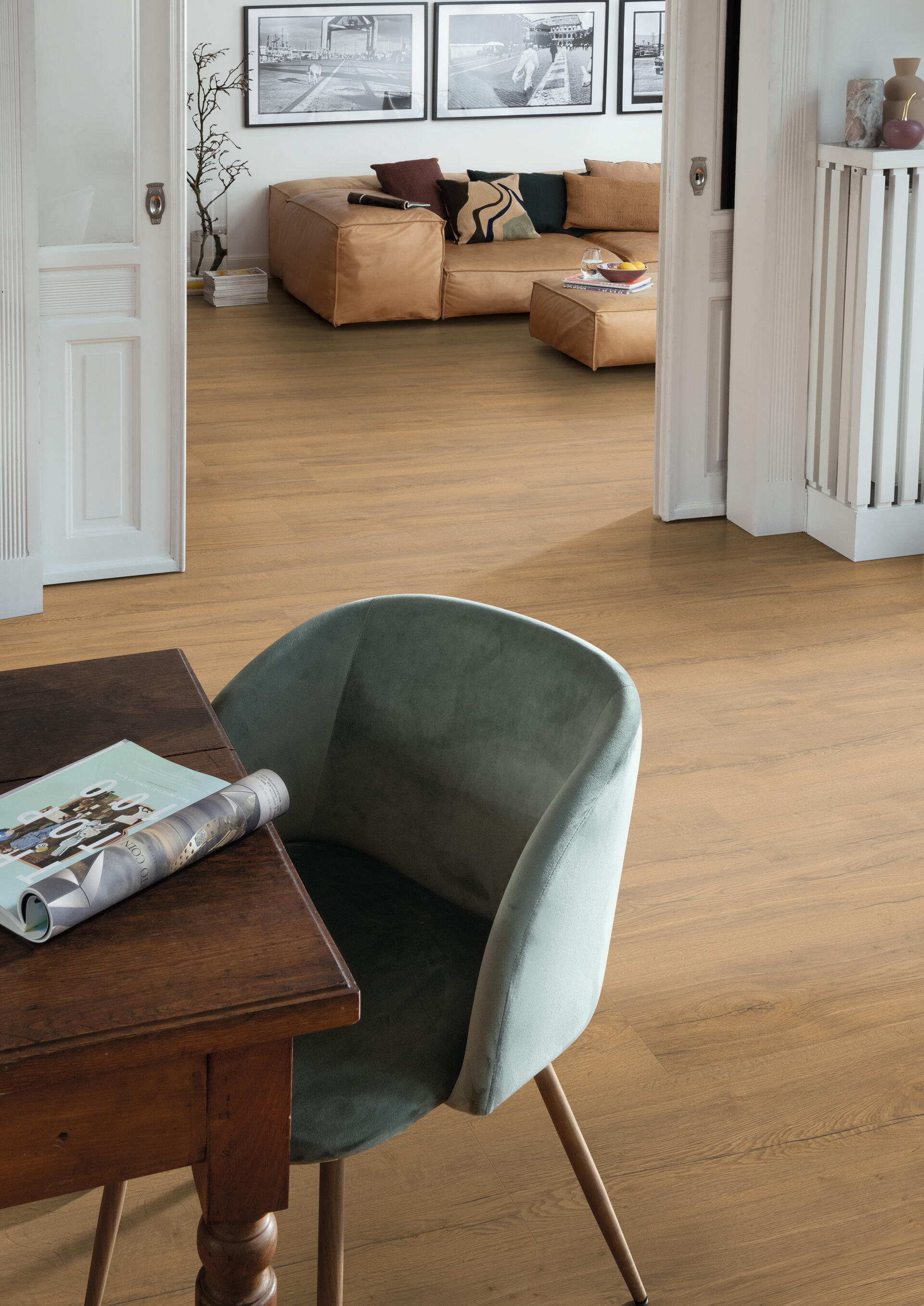 Egger Large 8/32 Honey Elva Oak – laminált padló