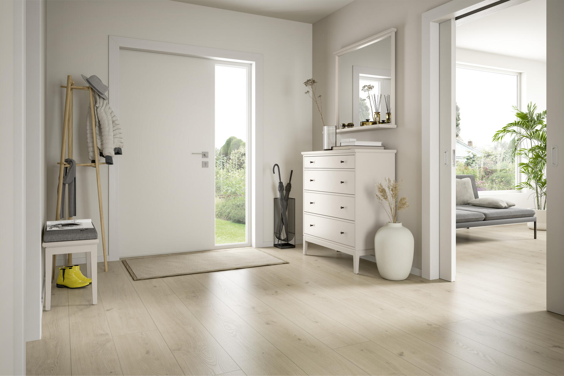 Egger Pro Long 10/33 Aqua Cream Seefeld Oak – laminált padló