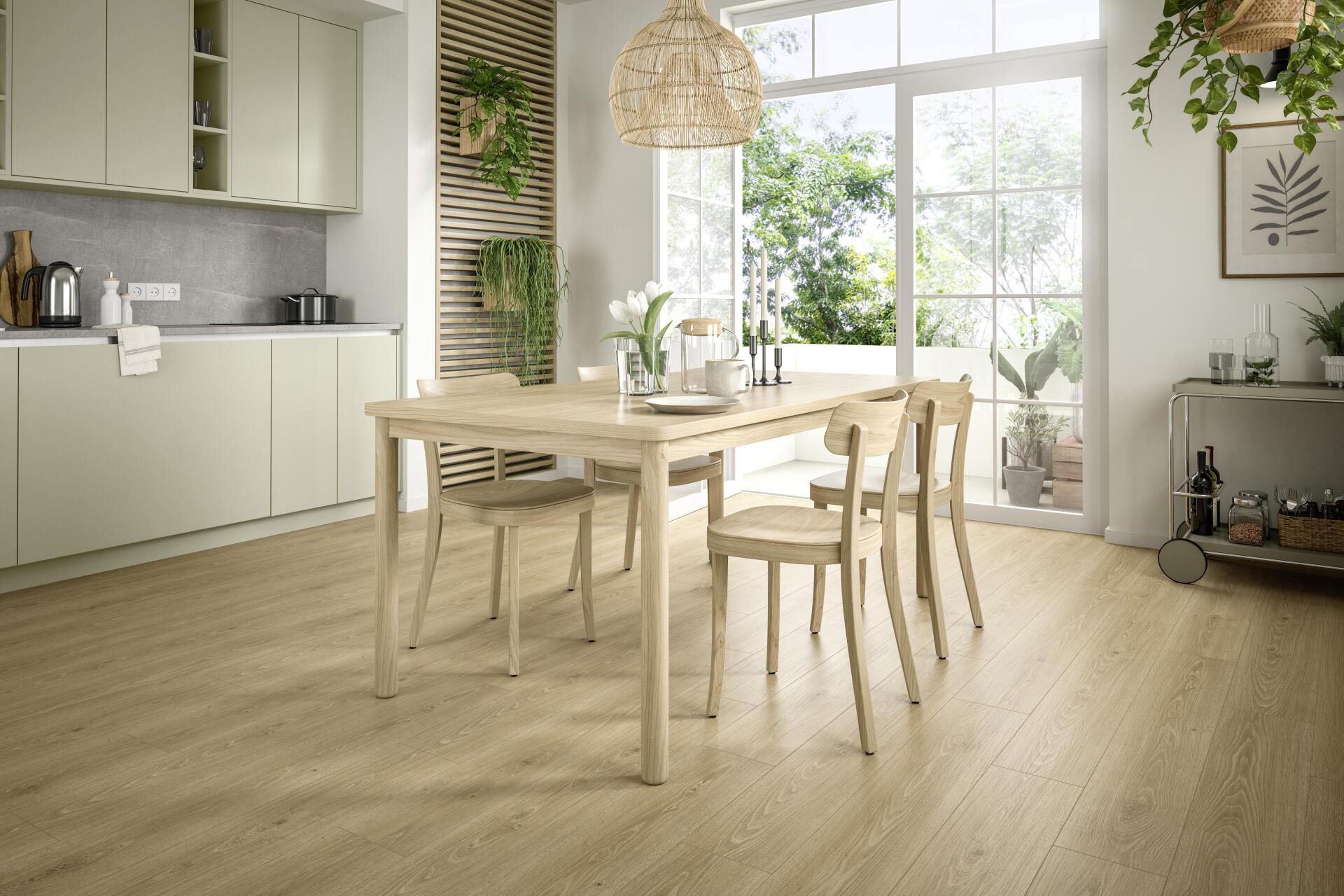 Egger Pro Classic 8/32 Aqua+ Natural Treviso Oak – laminált padló