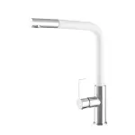 LUNART Mimi konyhai csaptelep, White Chrome