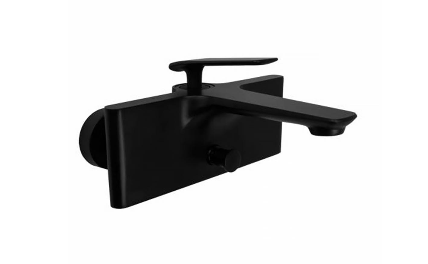 Lunart Noir kádtöltő és zuhany csaptelep, Matt Black