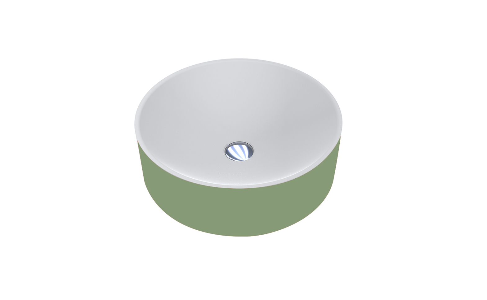 Lunart Milo mosdó, matt RAL 6021 - Pale Green