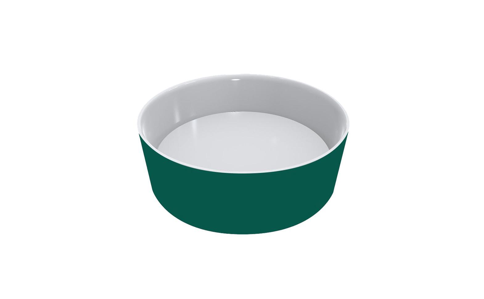 Lunart Ava mosdó, fényes RAL 6036 - Pearl Opal Green
