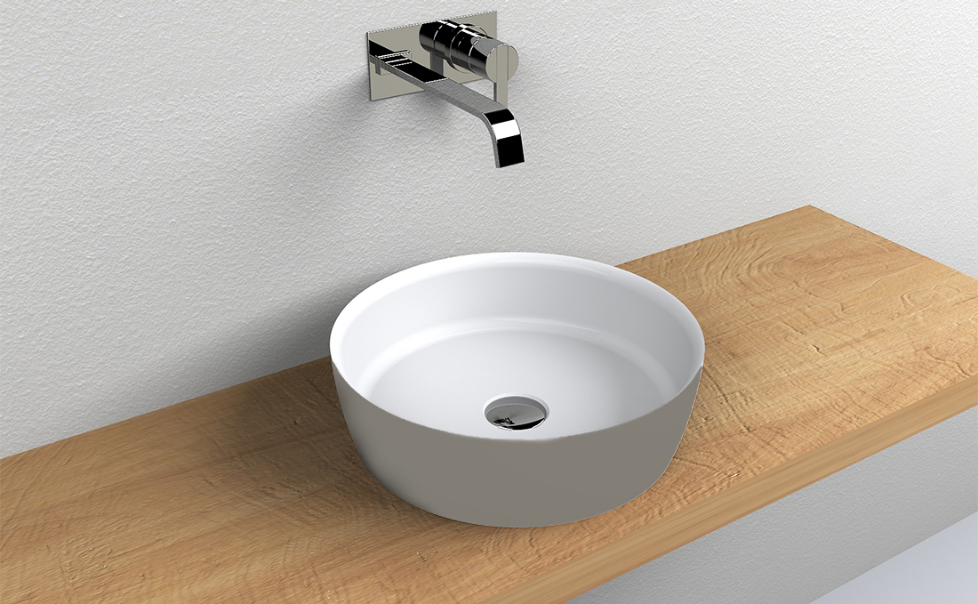 Lunart Anthony mosdó, fényes RAL 7048 - Pearl Mouse Grey