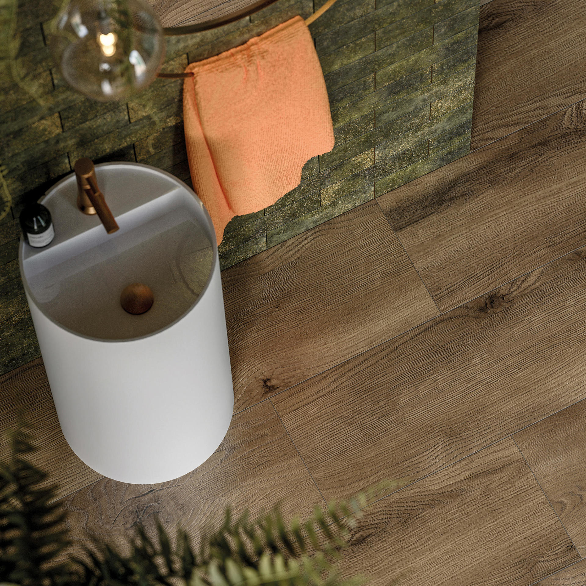 Lunart Cono Choco burkolólap 20x120, natúr, rektifikált