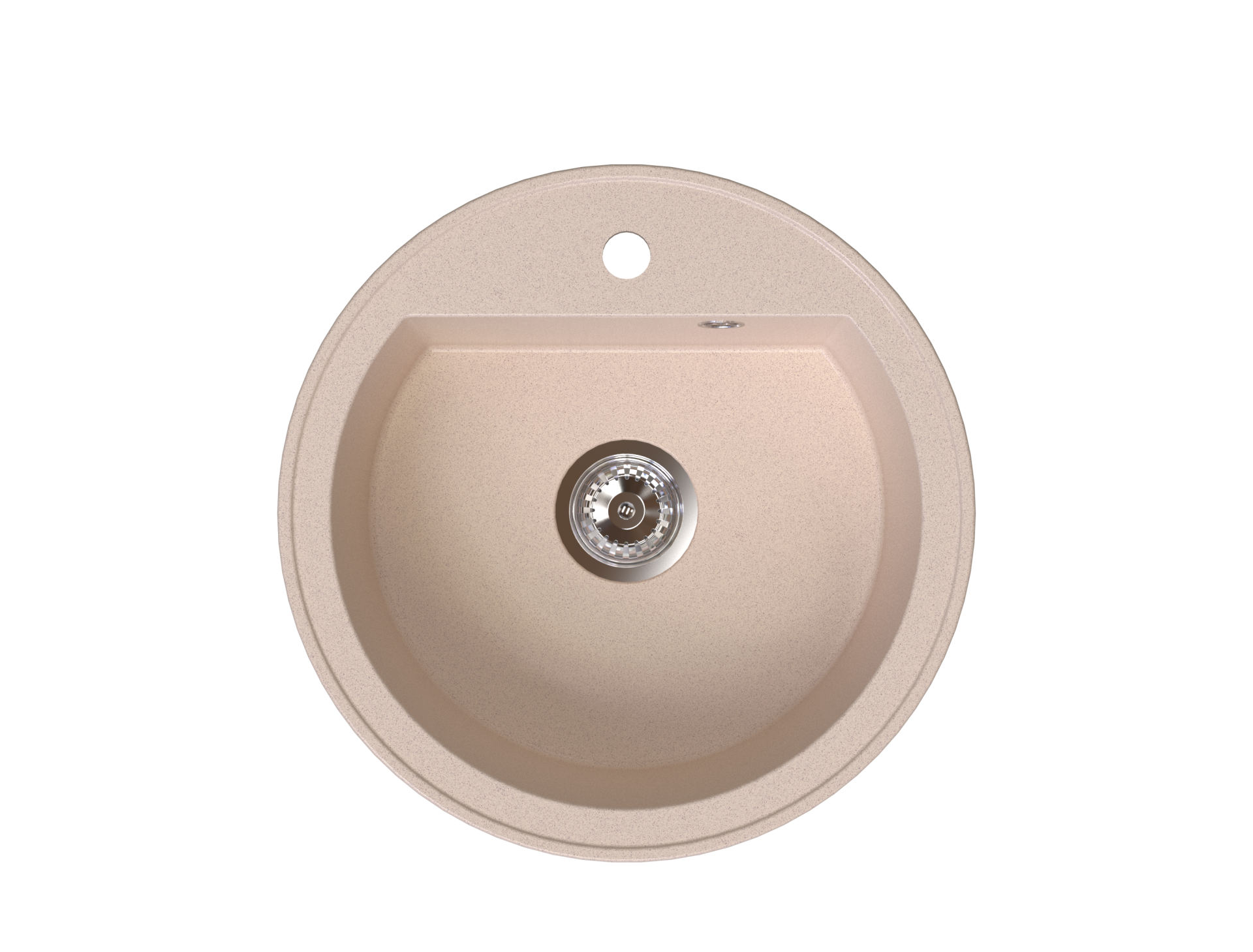 Lunart Suzie egymedencés gránit mosogató, Beige