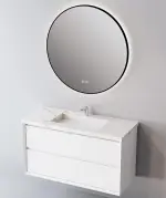 DORIAN gres porcelán mosdó 61x46, calacatta