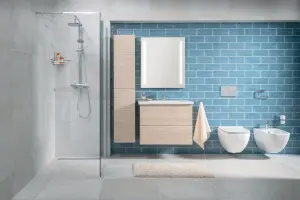 MIO Alsószekrény, 2 fiókkal, 60 cm-es mosdóhoz, kőris