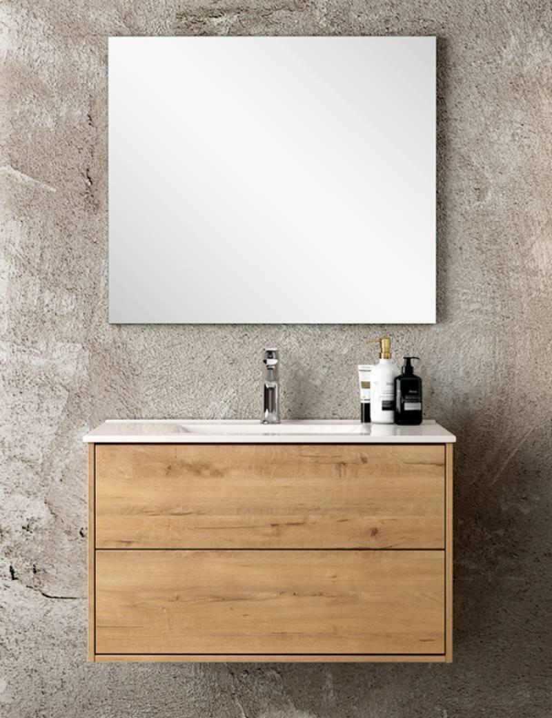 Lunart Mio 80 2 fiókos alsószekrény, tölgy