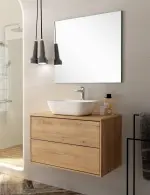 MIO 80 2 fiókos alsószekrény, tölgy