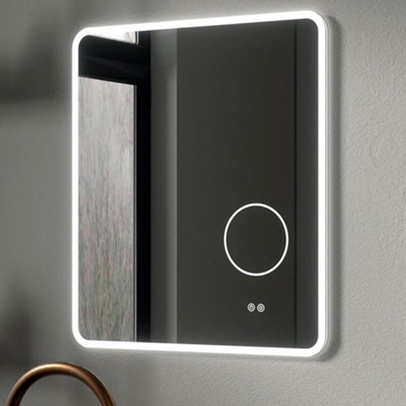 Lunart Noah 600 LED tükör, változtatható világítás 4000K/5700K, dupla szenzor, páramentesítő funkció, USB kimenet