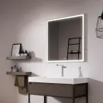 MAXIM 800 led tükör, vátoztatható világítás 4000K/5700K 30W, dupla szenzor, páramentesítő funkció, USB kimenet