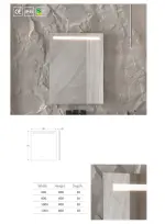 LINUS 1000 led tükör, vátoztatható világítás 4000K/5700K 30W, dupla szenzor, páramentesítő funkció, USB kimenet