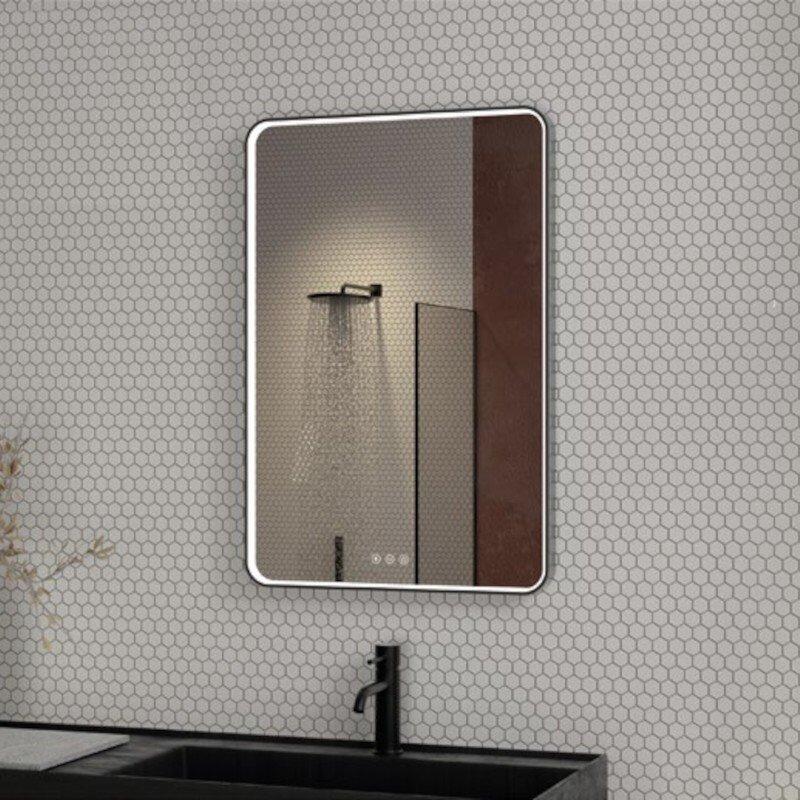 Lunart Odin 1000 fém keretes LED tükör, változtatható világítás 2700K/6500K, dupla szenzor, páramentesítő funkció
