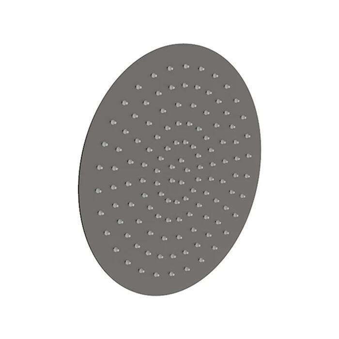 Lunart kerek fejzuhany 300mm slim, Gun Metal