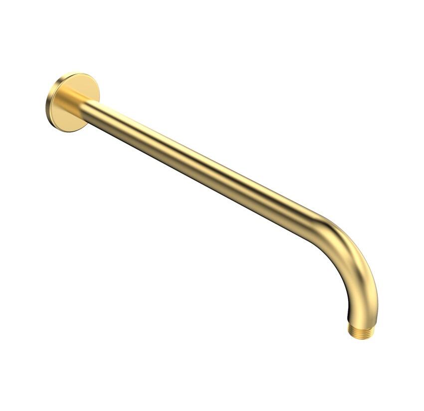 Lunart zuhanykar fejzuhanyhoz 350mm, Brushed Gold