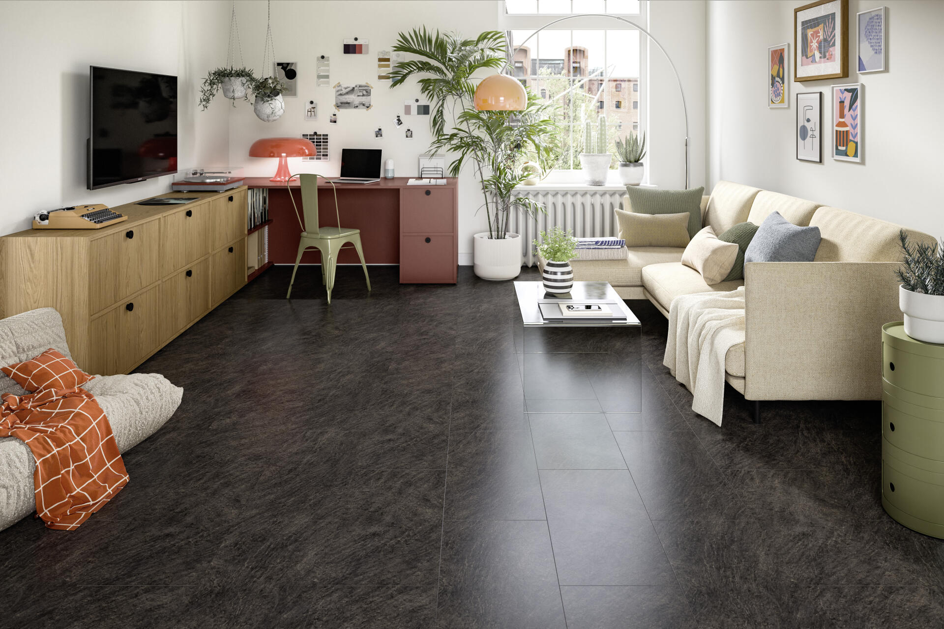 Egger Pro Kingsize 8/33 Aqua Cupria Slate – laminált padló