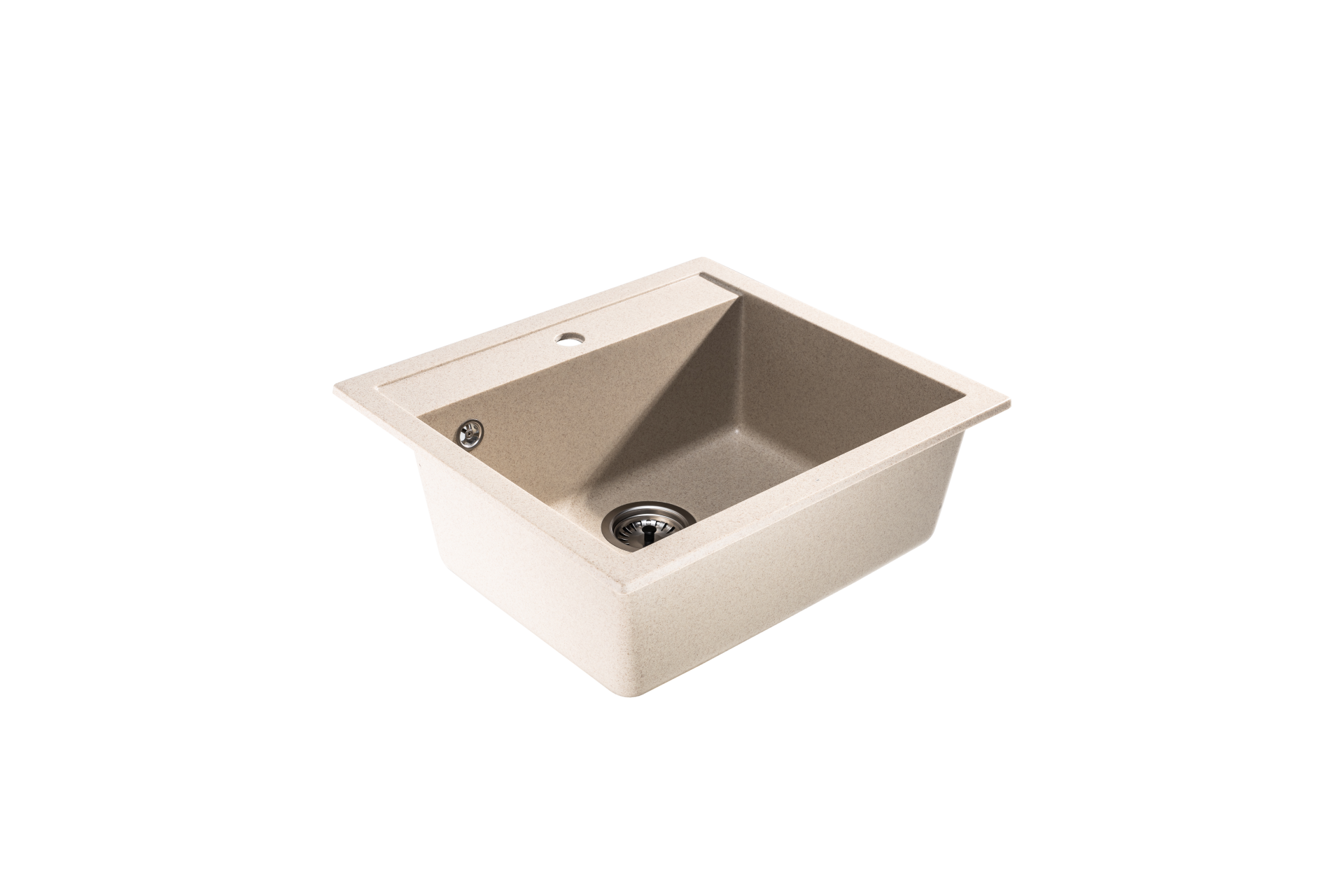 Lunart Cuki egymedencés gránit mosogató, Beige