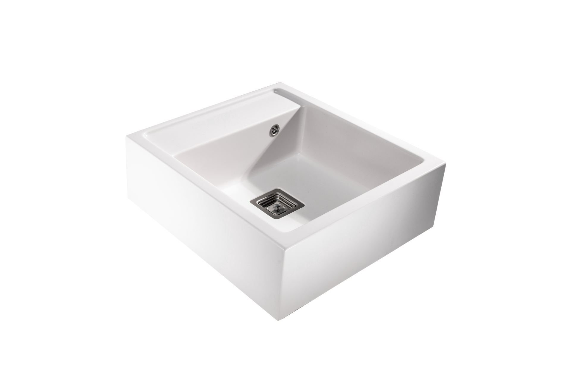 Lunart Daddy egymedencés gránit modul mosogató, White