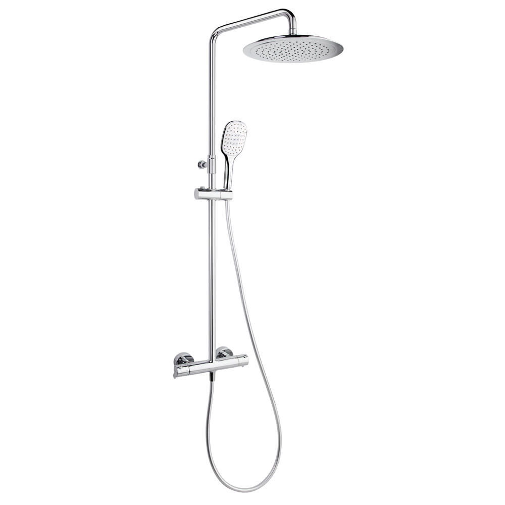 RamonSoler Blautherm termosztátos zuhanyszett 300 mm, Chrome