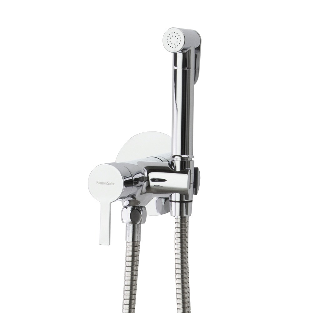 RamonSoler Magnet bidé csaptelep zuhanyszettel (WC-hez), mágnes zárral, Chrome