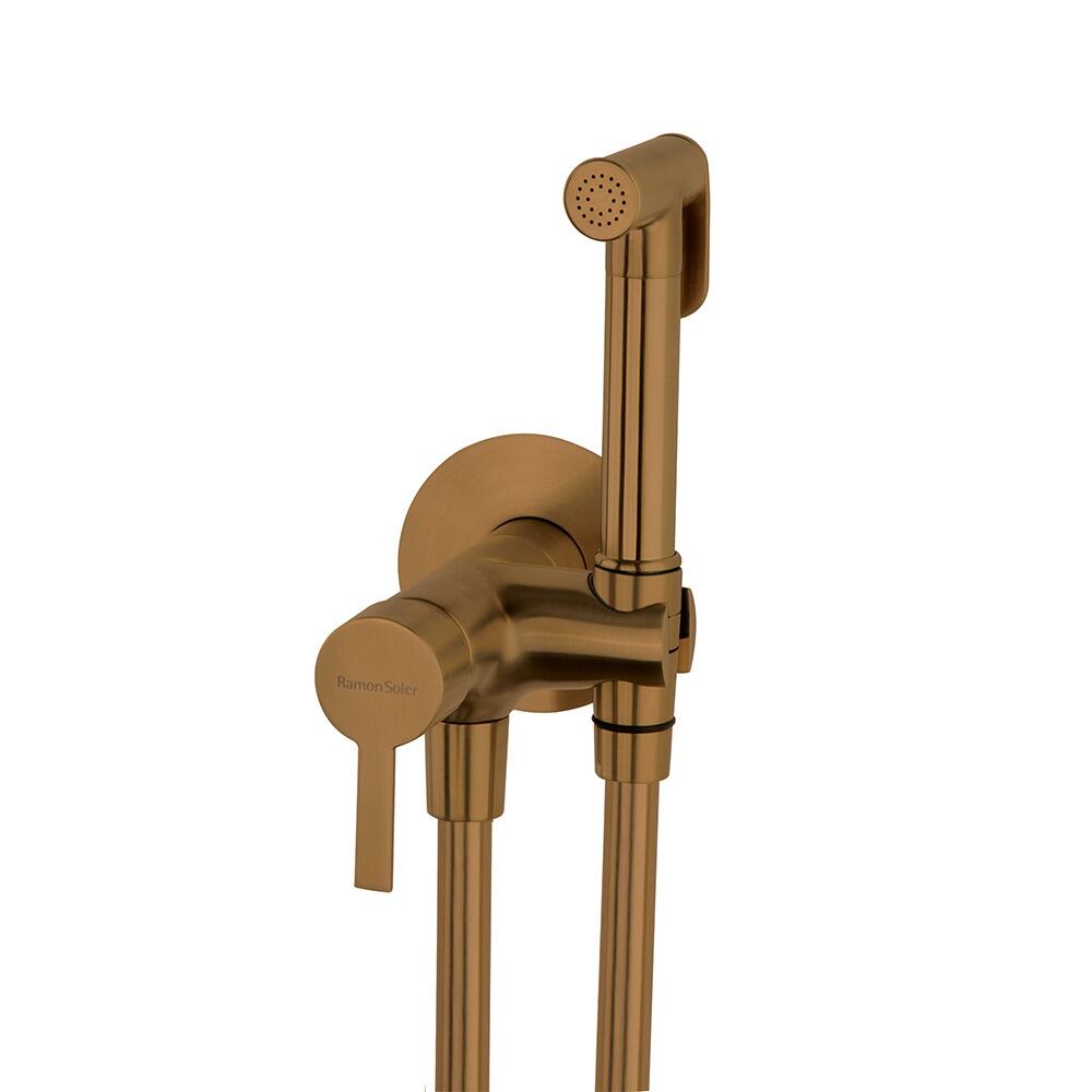 RamonSoler Magnet bidé csaptelep zuhanyszettel (WC-hez), mágnes zárral, Brushed Copper