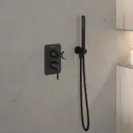 RamonSoler Zuhany gégecső 175 cm, Matt Black