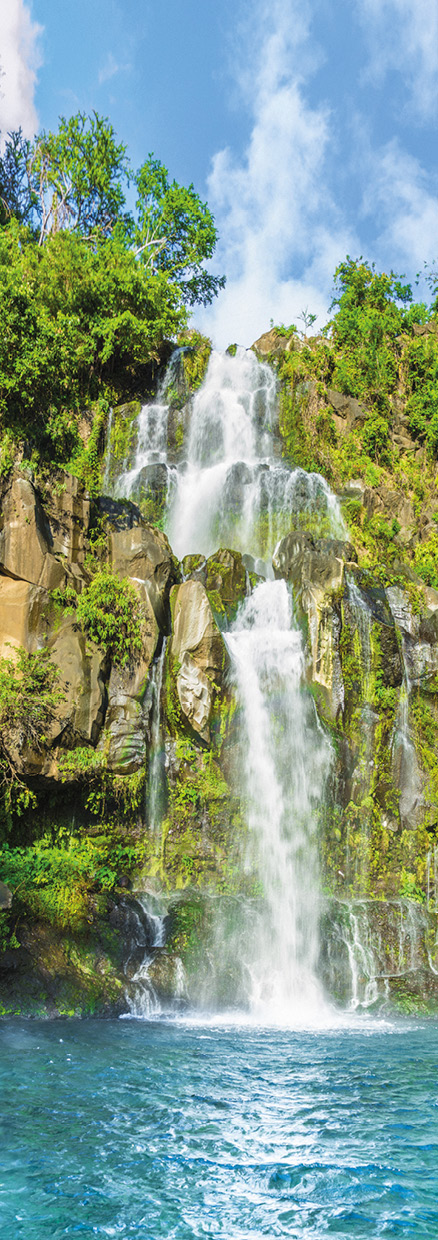 HB SPC/vinyl vízálló fali panel, Cormoran Waterfalls (2605 x 934 mm)