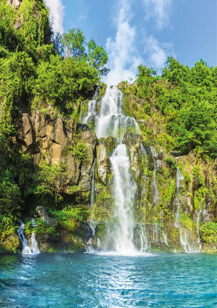 HB SPC/vinyl vízálló fali panel, Cormoran Waterfalls (2605 x 1868 mm)