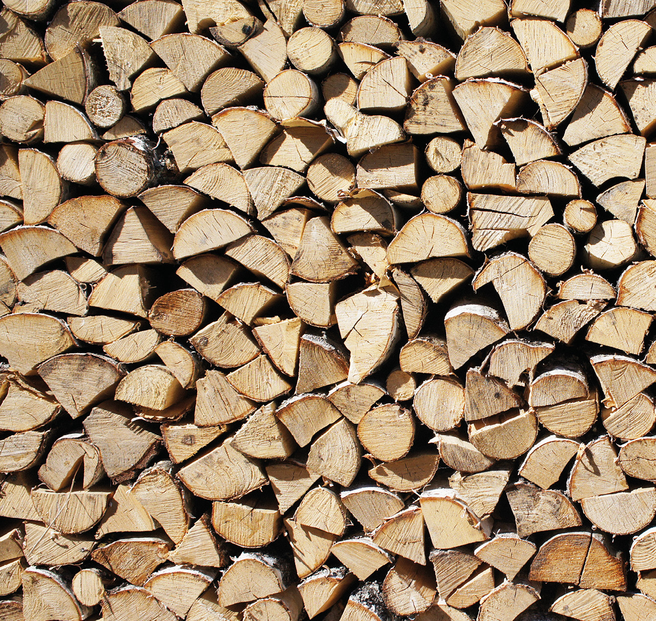 HB SPC/vinyl vízálló fali panel, Pile of Wood (2605 x 2802 mm)