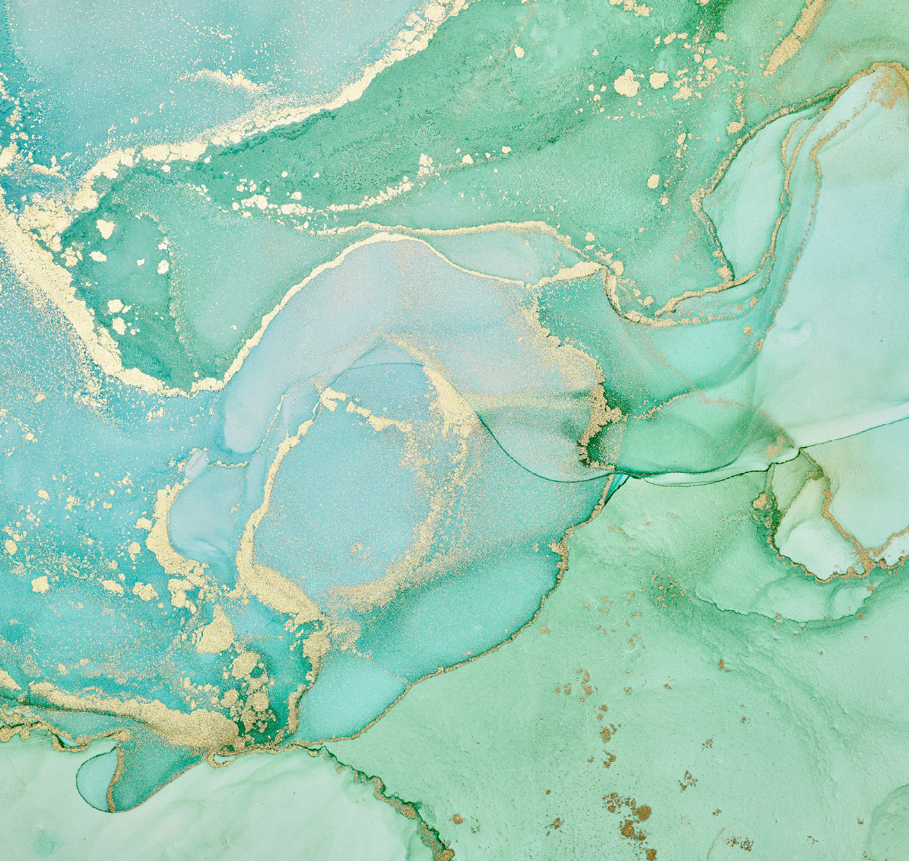 HB SPC/vinyl vízálló fali panel, Painted Marble Green (2605 x 2802 mm)