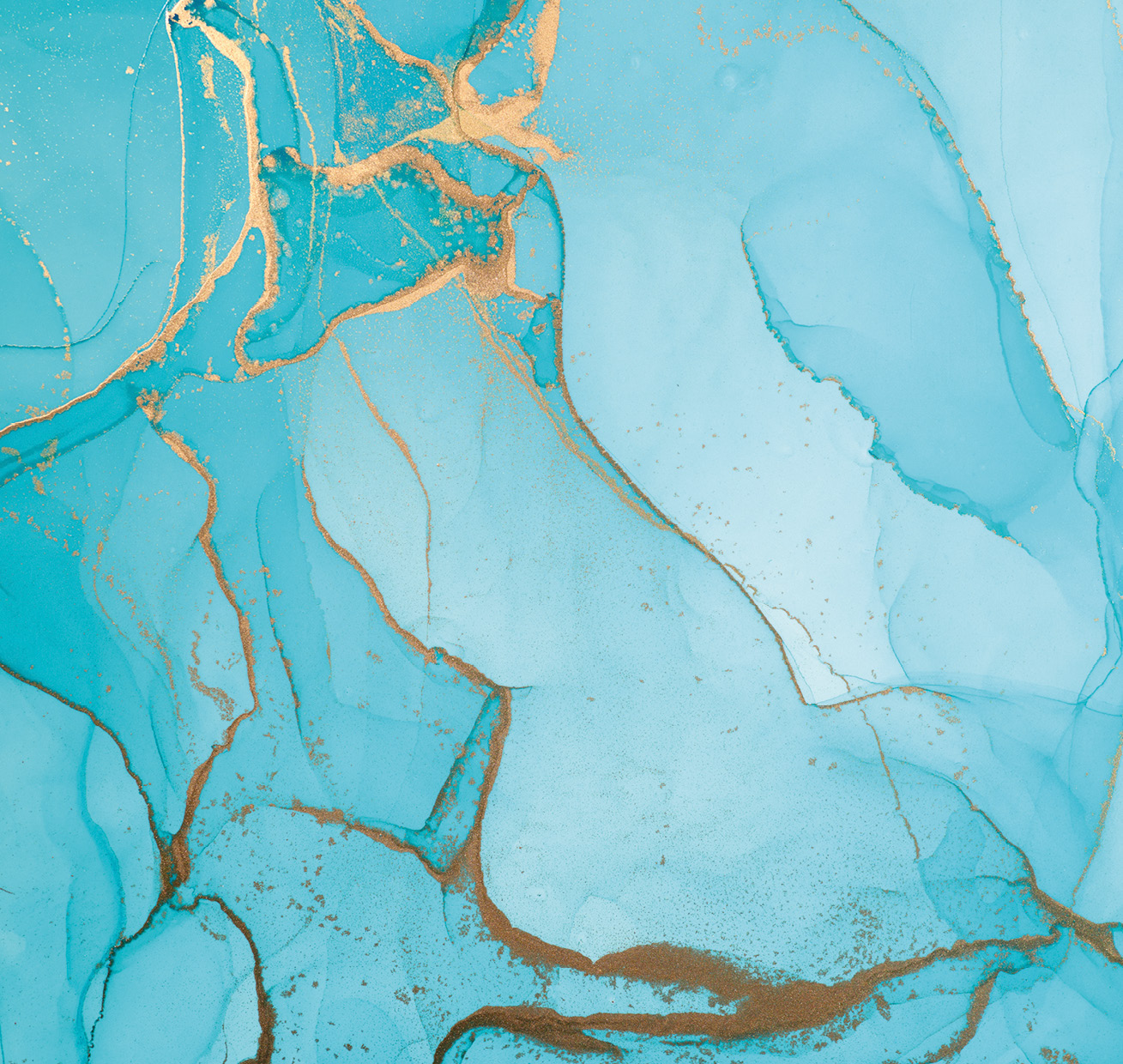 HB SPC/vinyl vízálló fali panel, Painted Marble Blue (2605 x 2802 mm)
