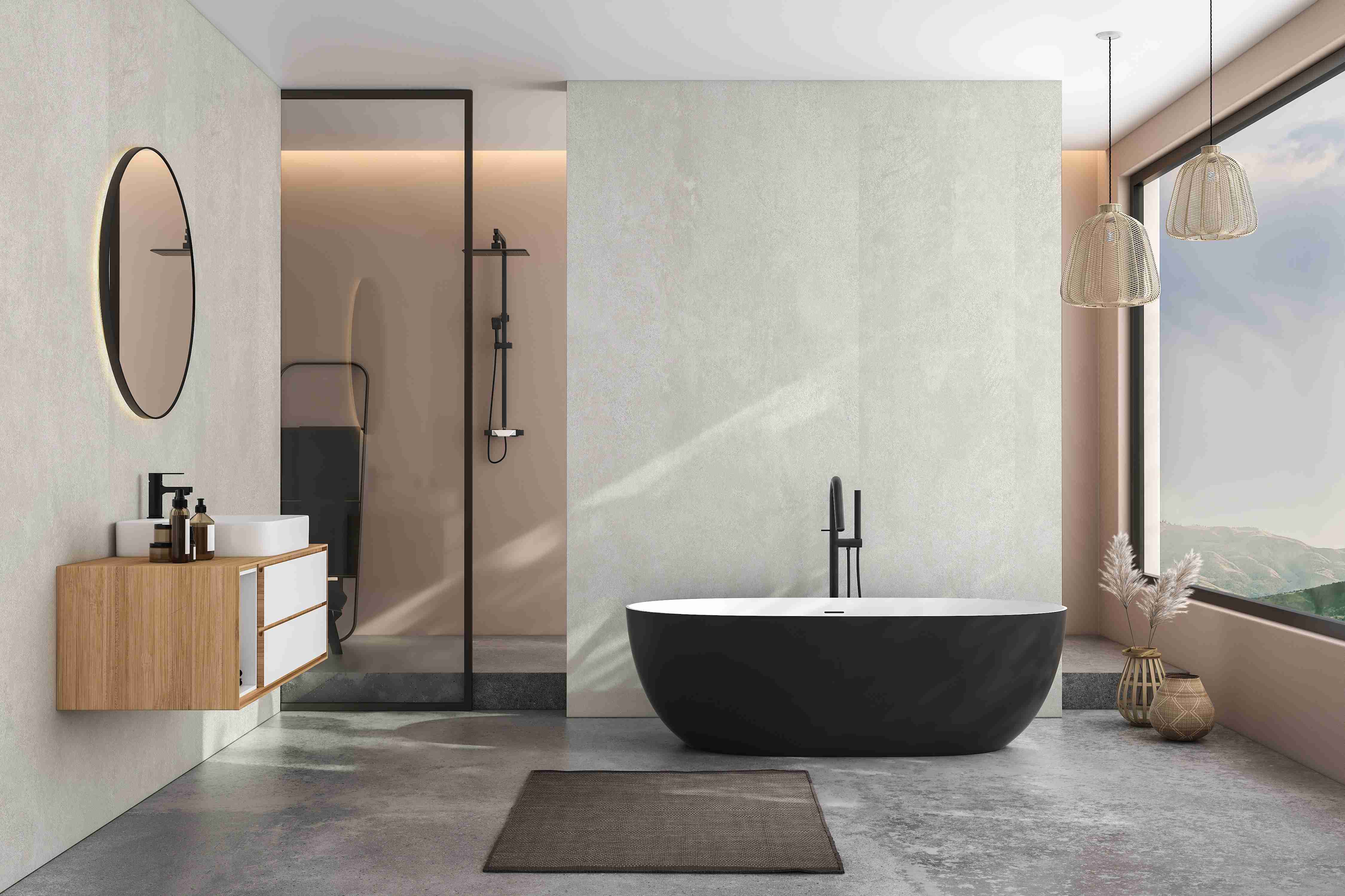HB Aqua Panels SPC/vinyl vízálló fal- és padlóburkolat, Sand Beige UM