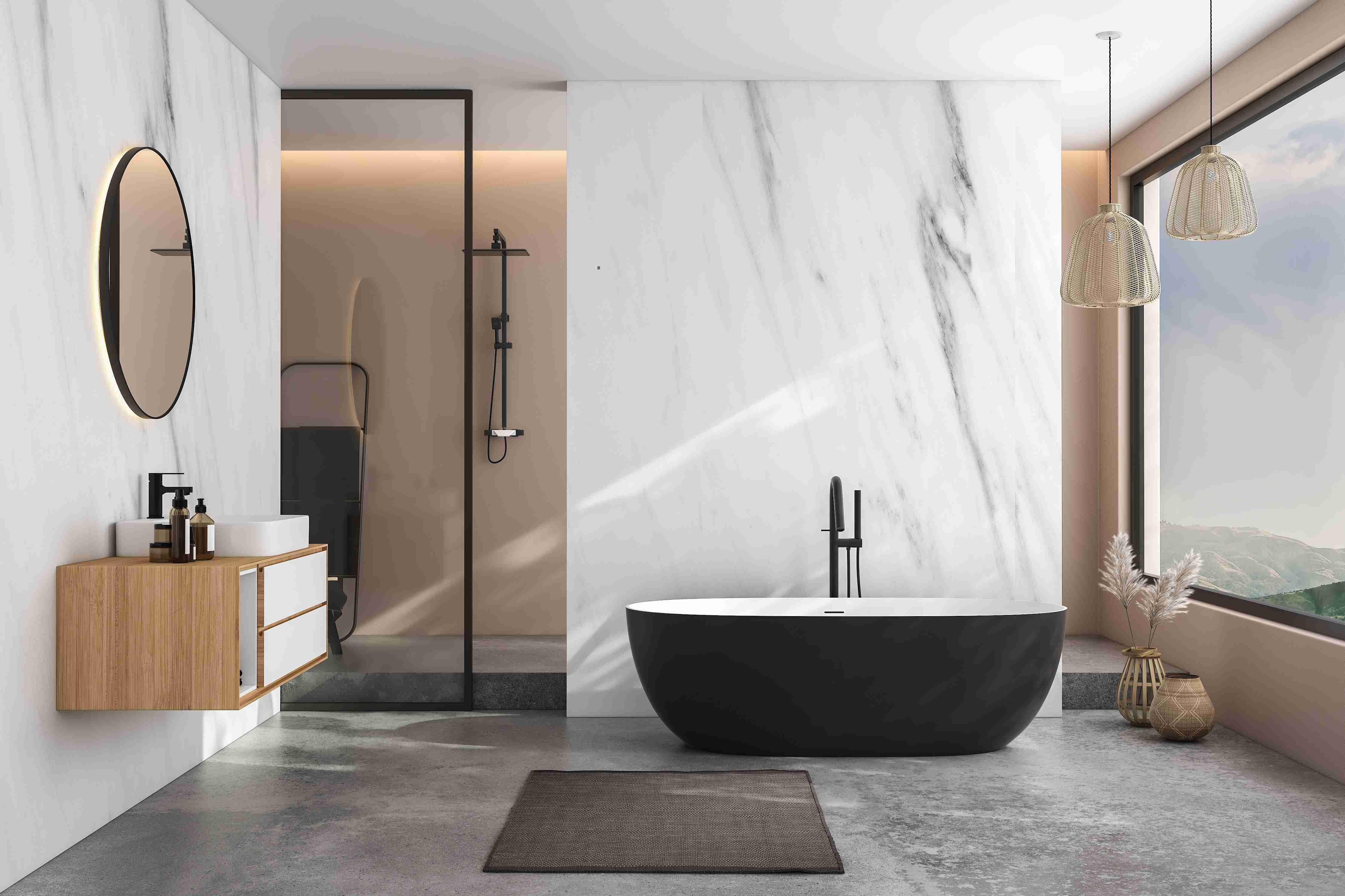 HB Aqua Panels SPC/vinyl vízálló fal- és padlóburkolat, Marmo Luna UM