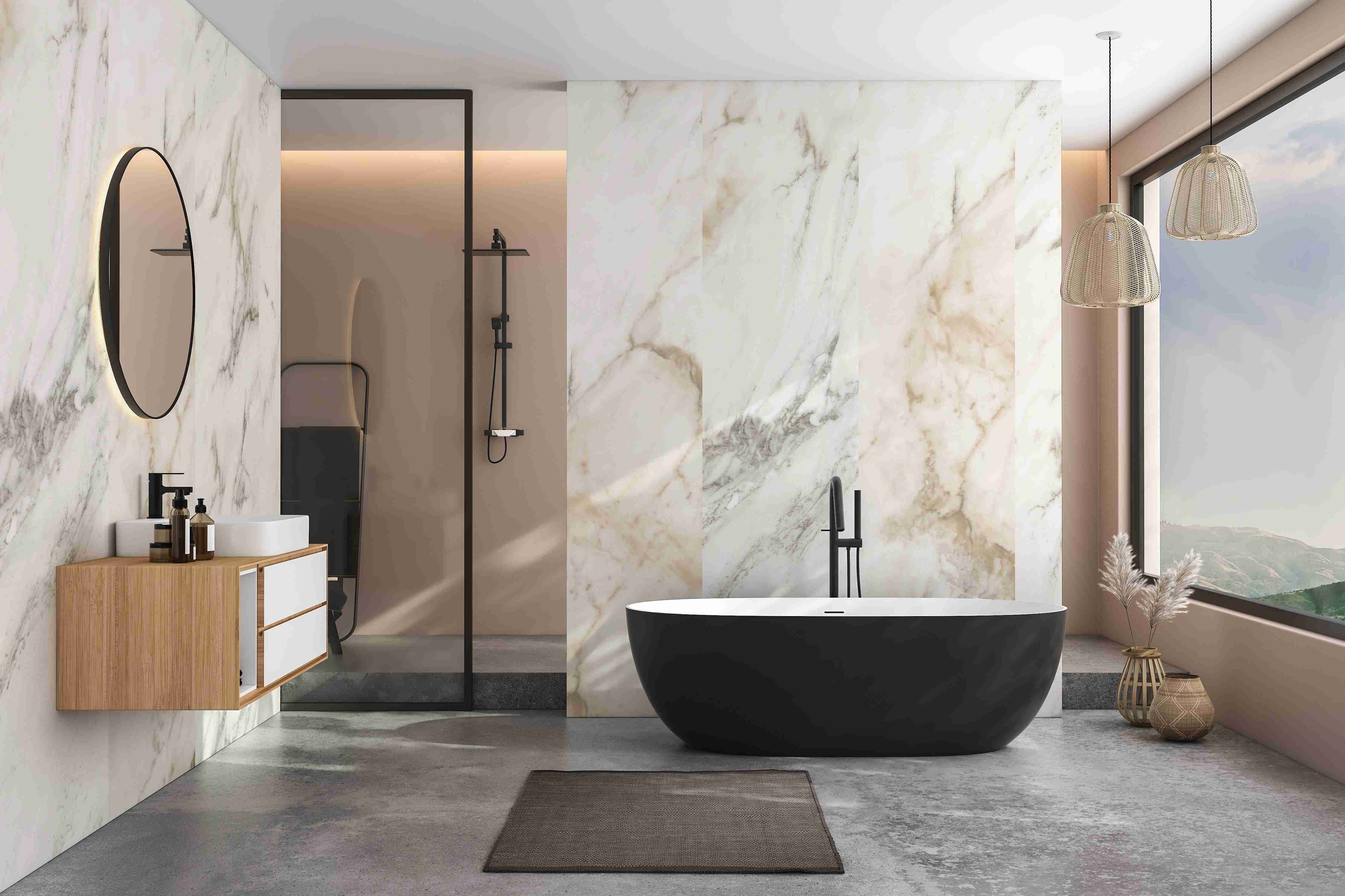 HB Aqua Panels SPC/vinyl vízálló fal- és padlóburkolat, Marmo Luce UM
