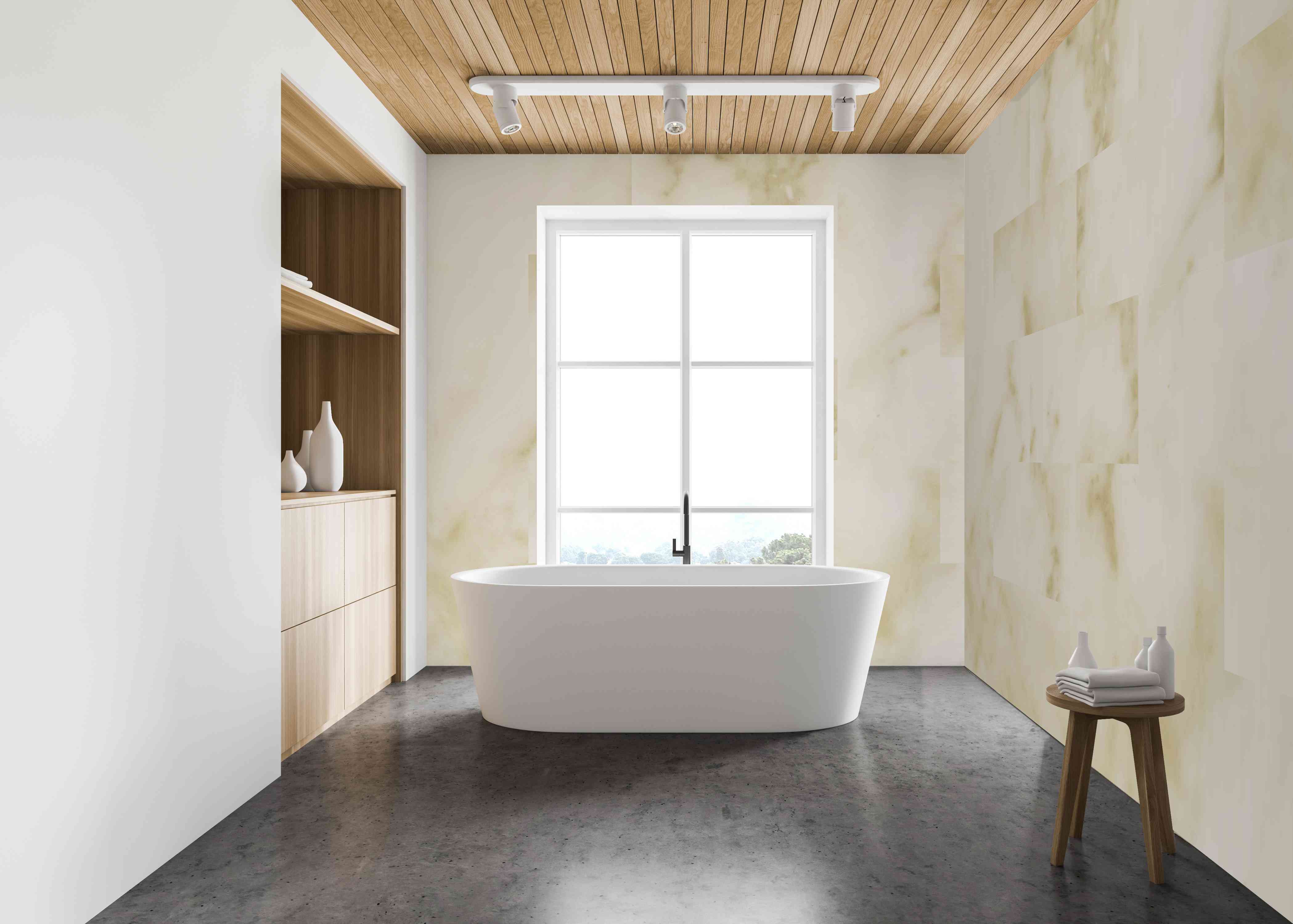 HB Aqua Tiles XL SPC/vinyl vízálló fal- és padlóburkolat, Marmo Oro ST