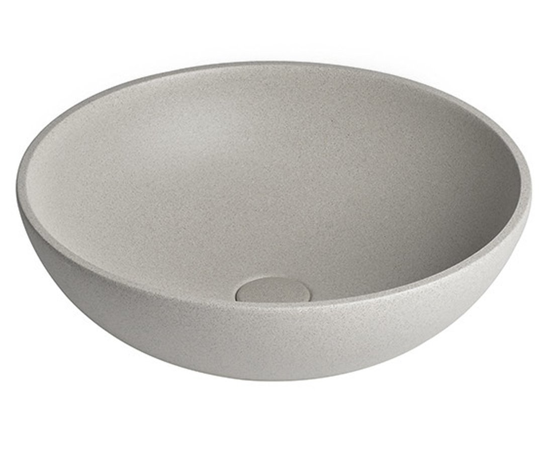 TURF betonmosdó, átm:44cm, fehér homokkő