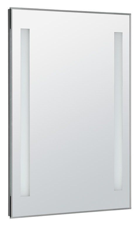 LED tükör világítással, billenő kapcsolóval, 50x70cm