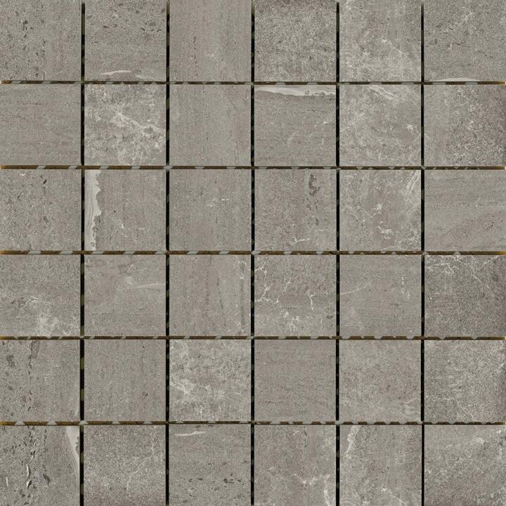 Coem Blendstone Mosaico Dark Grey mozaik 5x5, félpolírozott, rektifikált