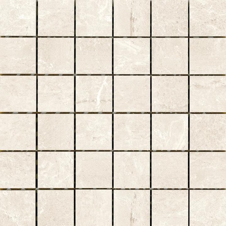 Coem Blendstone Mosaico Ivory mozaik 5x5, félpolírozott, rektifikált